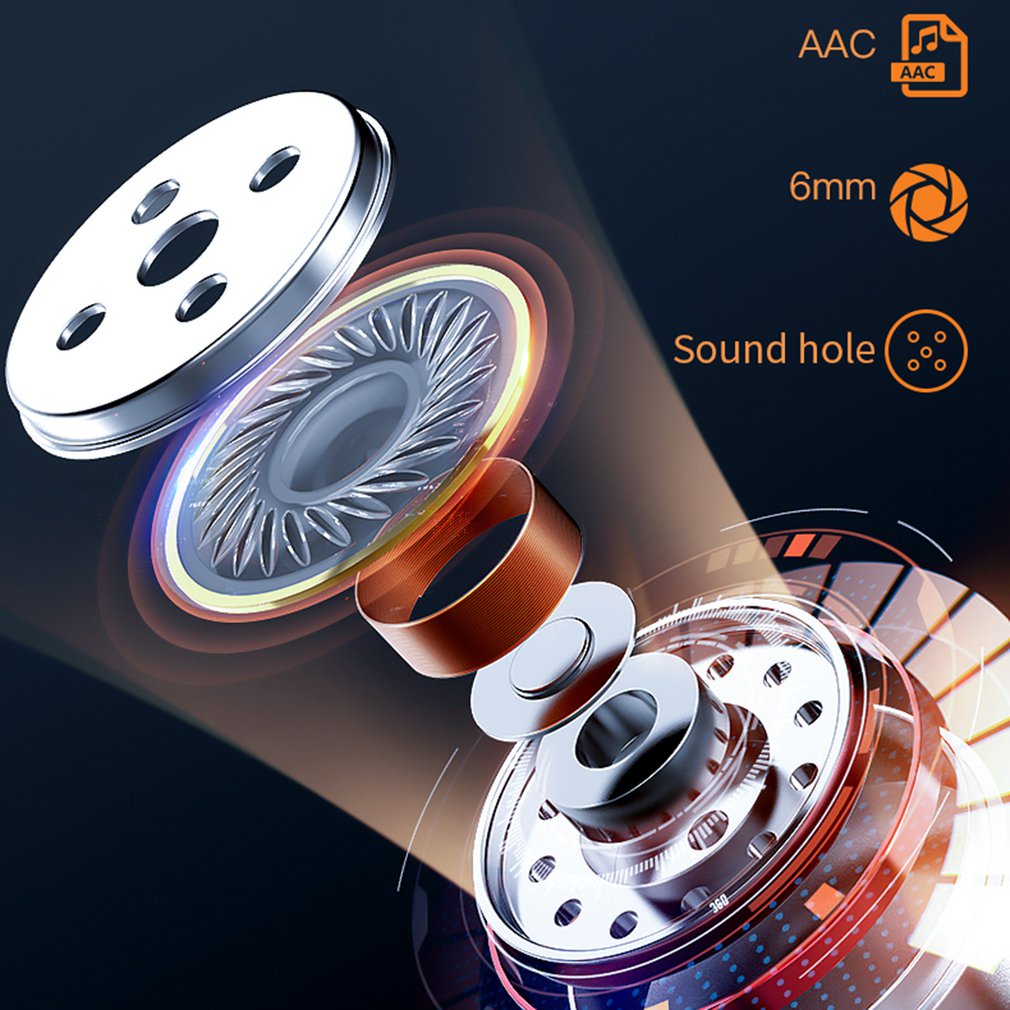 T6 TWS Wireless Bluetooth 5.0 Sports Earphone Earbuds Waterproof Stereo Music Calling Headset with Touch Control Charging Case T6 TWS Wireless Bluetooth 5.0 Sports Earphone Earbuds Waterproof Stereo Music Calling Headset with Touch Control Charging Case